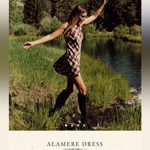 Doen Alamere Norfolk Plaid Mini Dress